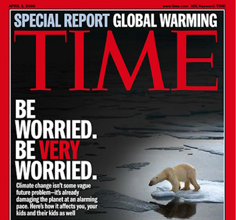 There have been several Time Magazine covers that highlight our future predicament, but what impact or change did it help make?
