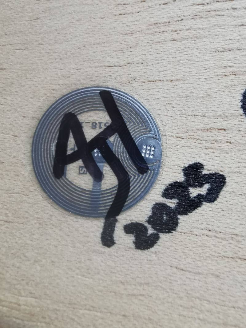 NFC art authentication tag