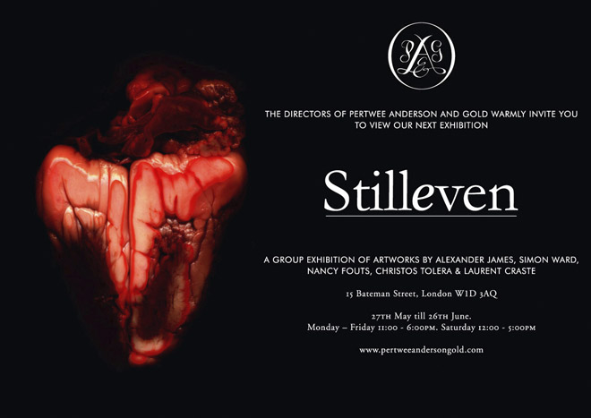 Stilleven group vanitas exhibition Pertwee Anderson and Gold Gallery with Nancy Fouts
