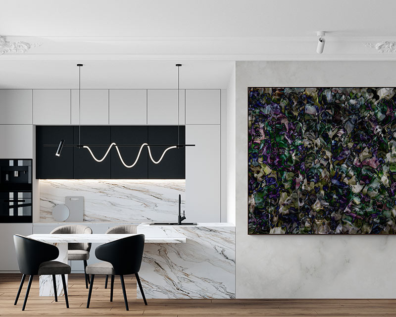 art on the wall - available artworks hanging in architectural spaces