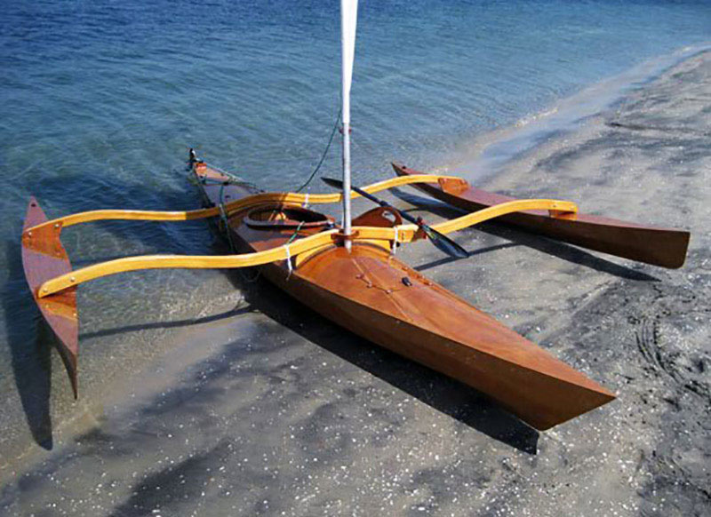 artist hand built kayak solo project soloist survivalist maldives 