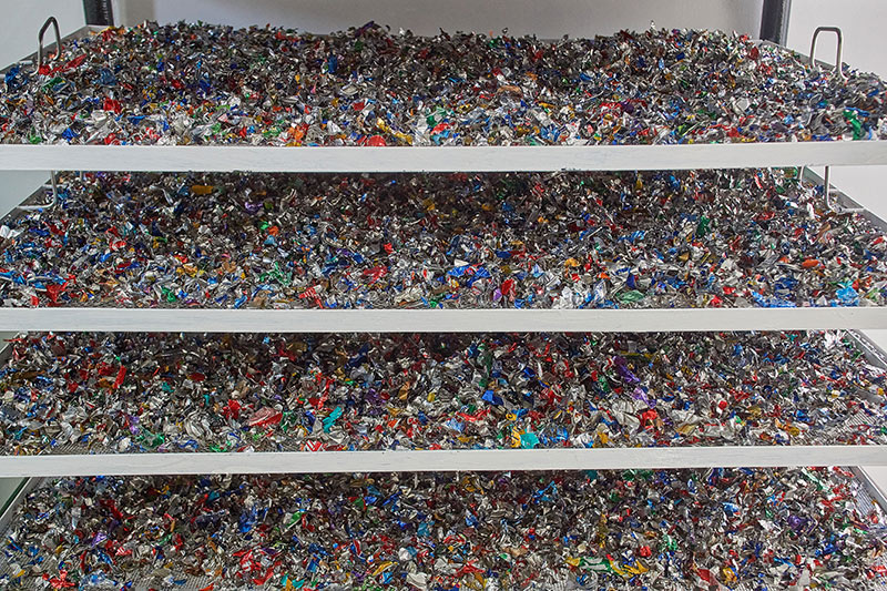 the drying racks for recycling studio