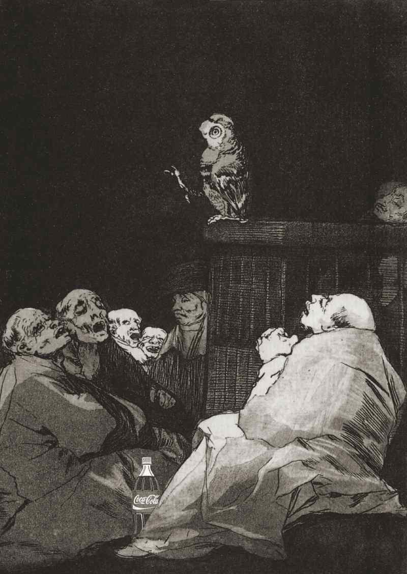 Goya with a coke