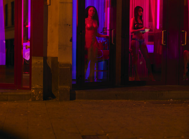 The red light district of Antwerp a series fighting against the