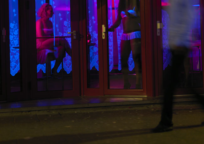 The red light district of Antwerp a series fighting against the