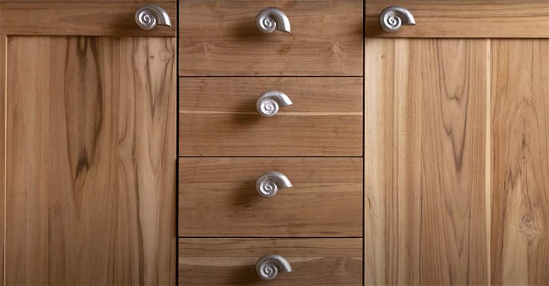 shell inspired drawer handles up-cycling you can live with